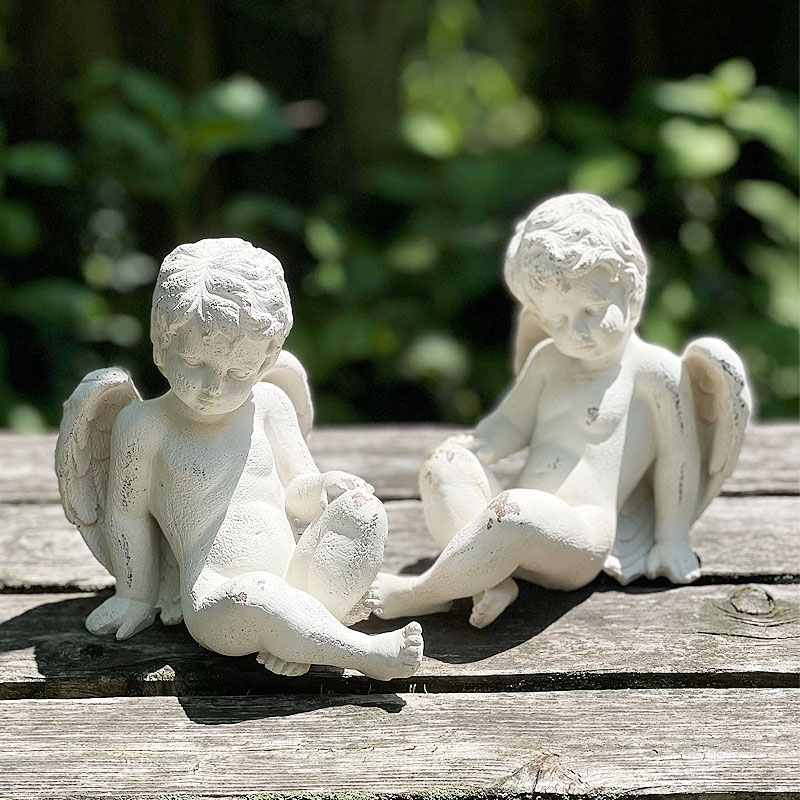 楽天市場】天使雑貨 エンジェル 天使のブックエンド 天使 置物 (2体