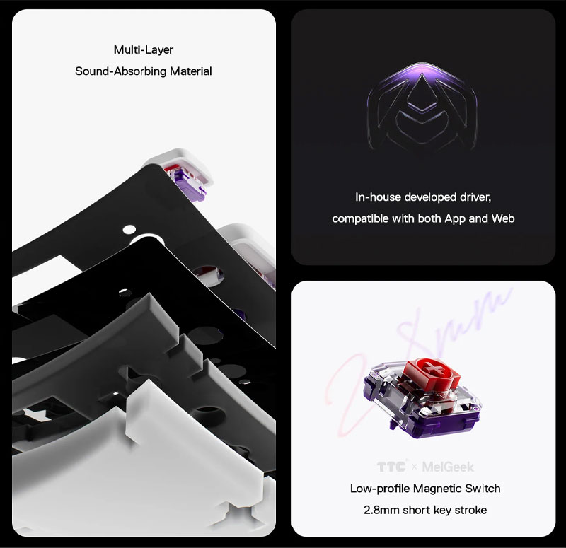 楽天市場】MelGeek MADE68 AIR 65% 英語配列 有線 8000Hz ラピッド