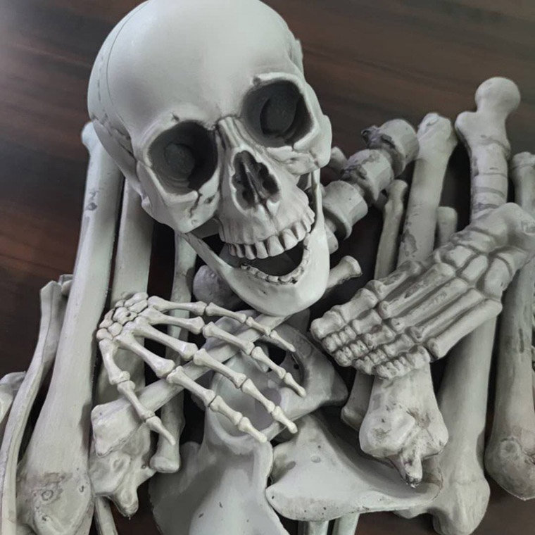 楽天市場】骸骨 28個セット スカル ドクロ ガイコツ ハロウィン 飾り