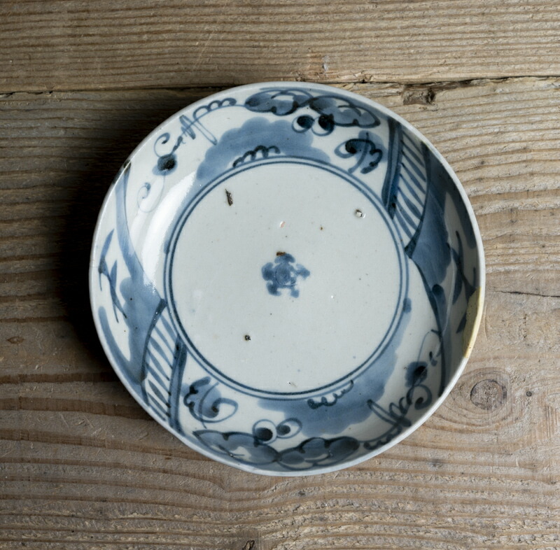 楽天市場】骨董○古伊万里染付葡萄文皿○くらわんか / こんにゃく印判