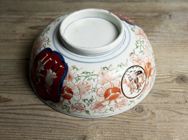 楽天市場】骨董○古伊万里染錦南蛮人文深鉢○W24cm / 南蛮船 / 五艘船