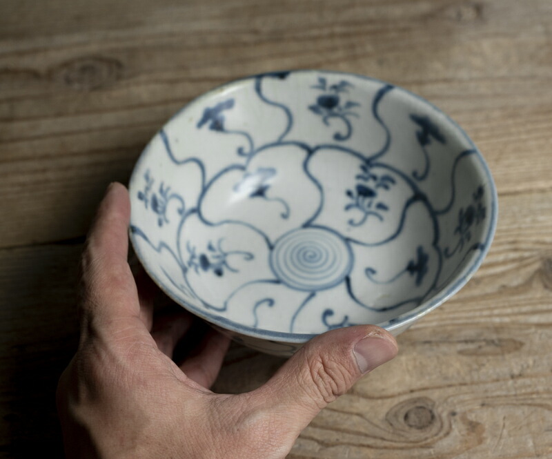 167『中国美術 染付 大鉢』 /骨董品 古美術 古玩 アンティーク 167