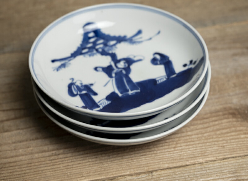 安南 染付 呉須魚紋皿 飾皿 青華 絵皿 古玩 唐物 中国 古美術 時代物