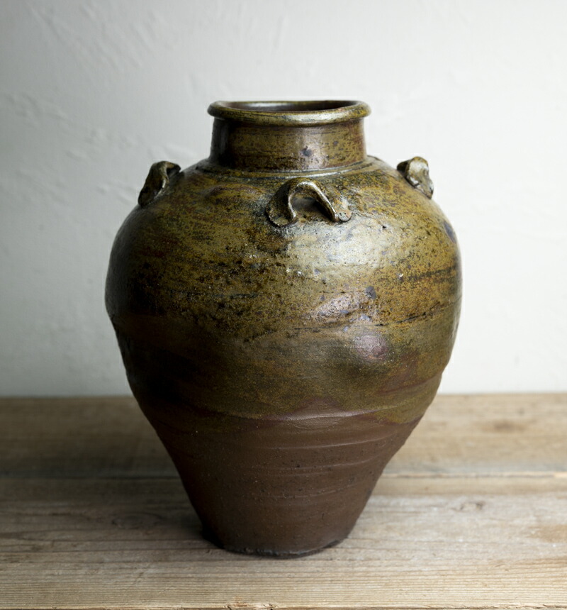 楽天市場】骨董○古唐津四耳壺○ | 江戸前期-17世紀頃 | 口に修理あり