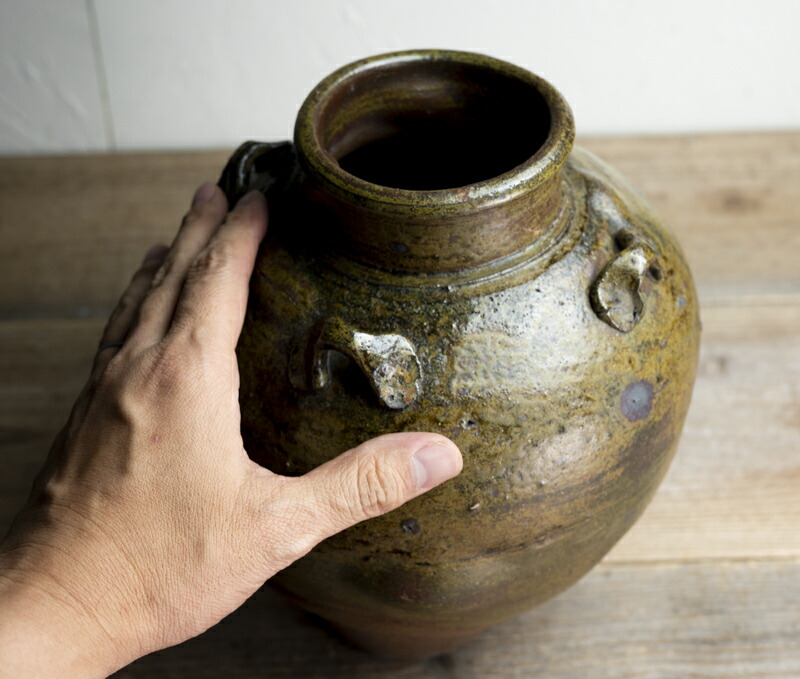 楽天市場】骨董○古唐津四耳壺○ | 江戸前期-17世紀頃 | 口に修理あり