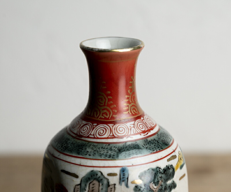 楽天市場】骨董○九谷焼色絵山水文徳利○お燗徳利 | 明治時代-19世紀頃