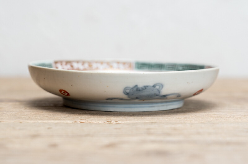 楽天市場】骨董○古伊万里色絵達磨図皿○ | 江戸後期-19世紀頃 | 磁器