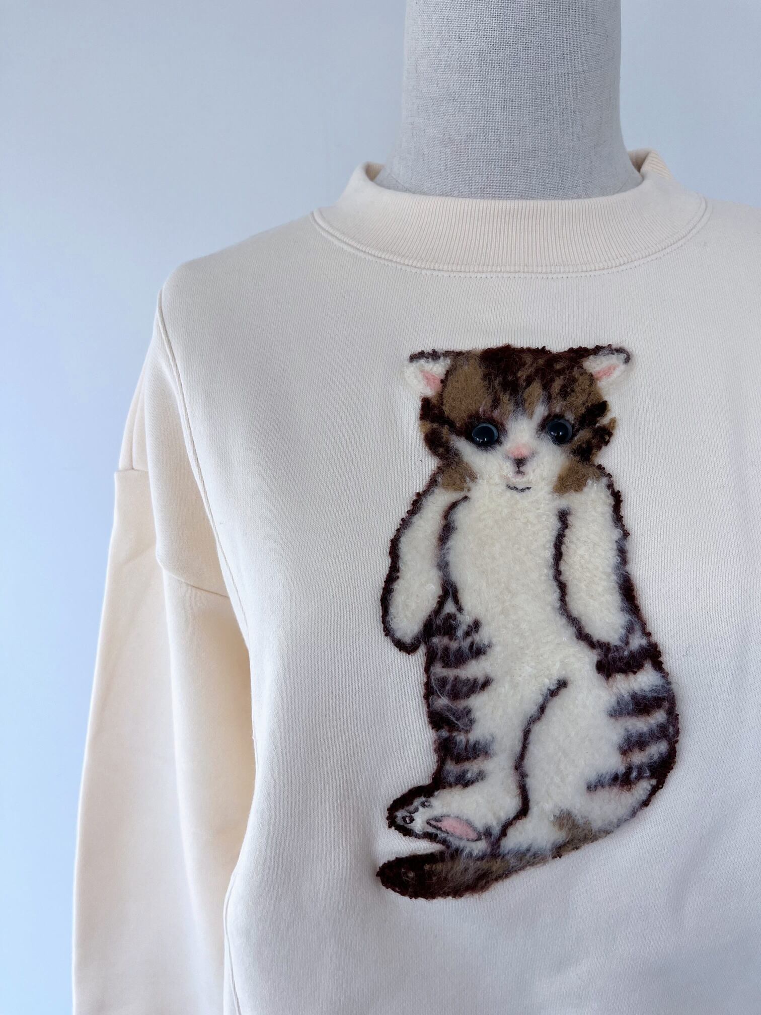 楽天市場】【MUVEIL】 ネコ裏毛プルオーバー ミュベール トレーナー