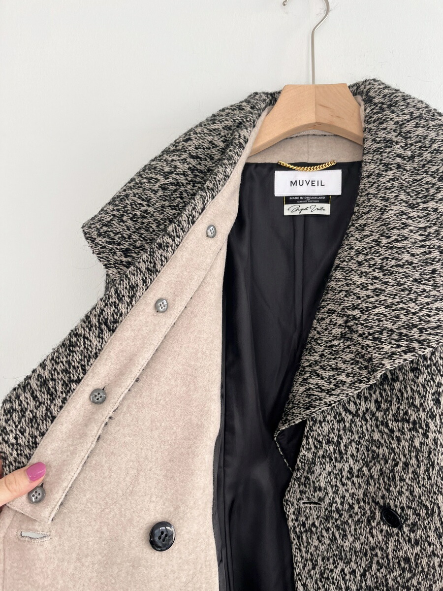 楽天市場】【MUVEIL】 フラワー刺繍コート MA233FC003 ミュベール