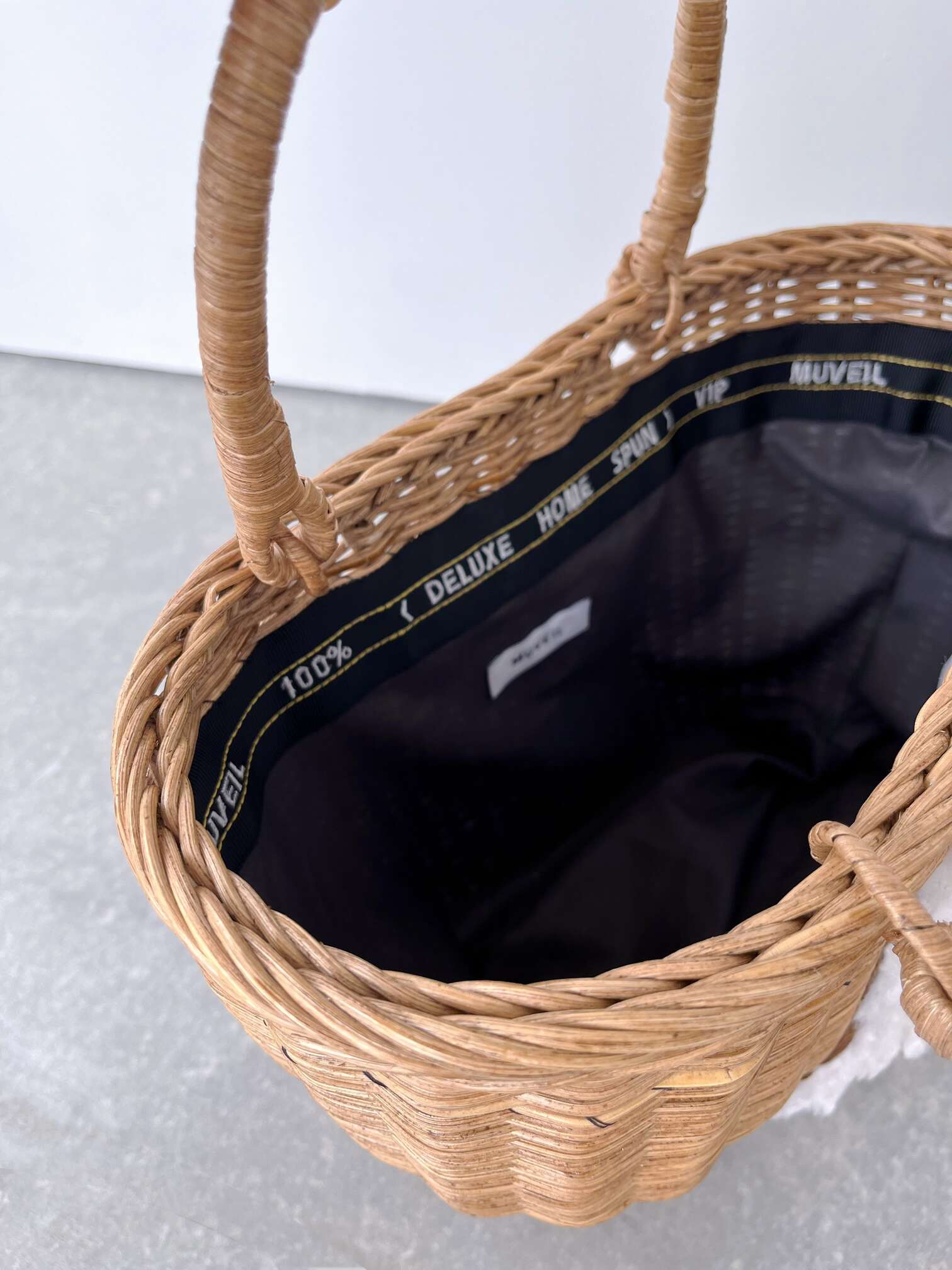 楽天市場】【MUVEIL】 シュナウザーカゴバッグ ミュベール かごバッグ