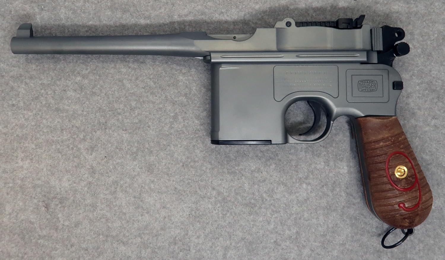 楽天市場】アクション A!CTION モデルガン モーゼル C96 Red9 ブロー