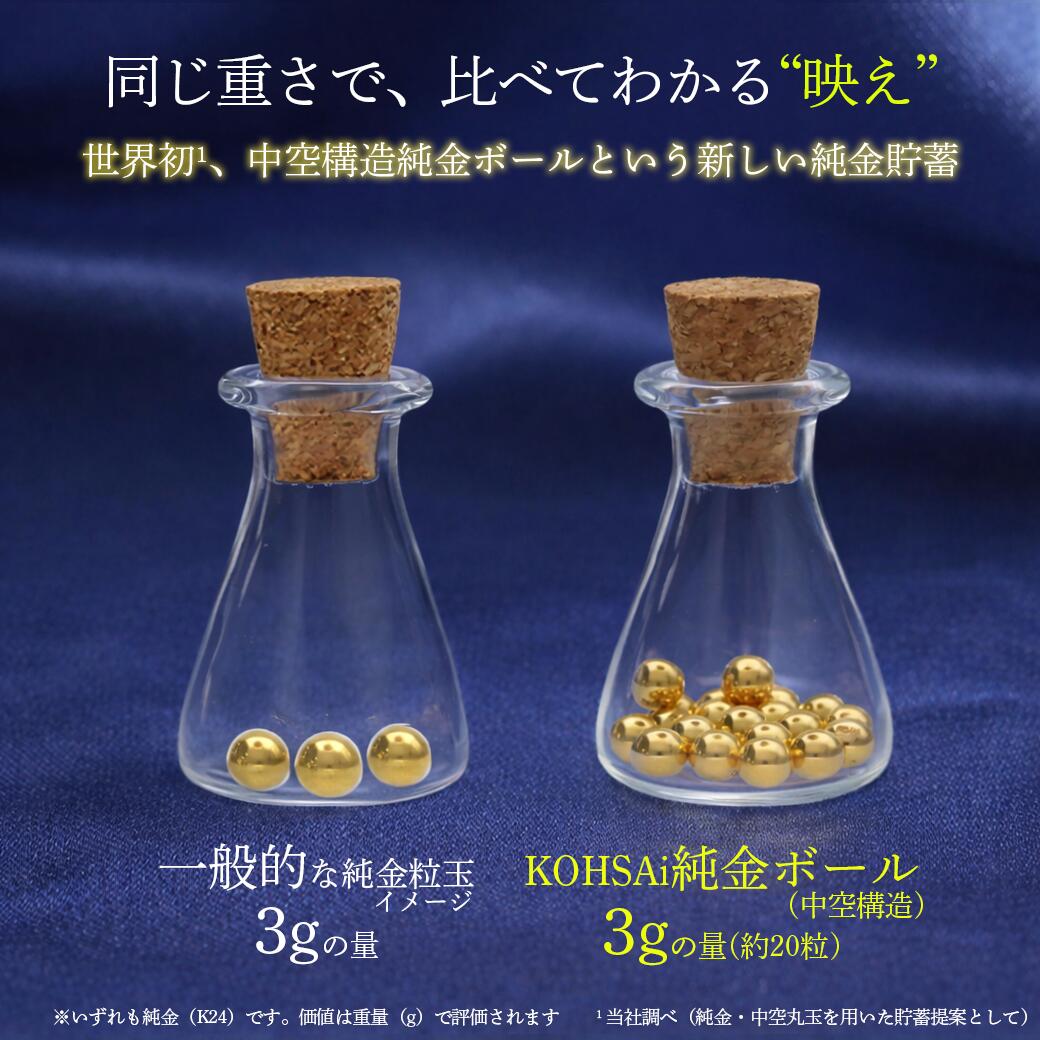 楽天市場】【5の付く日PT5倍+10%オフCP!】【純金 1g】K24 純金ボール