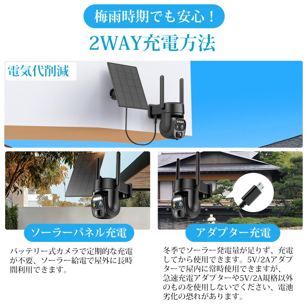 楽天市場】「先着20％OFFあり」防犯カメラ 首振り 防犯カメラ 屋外
