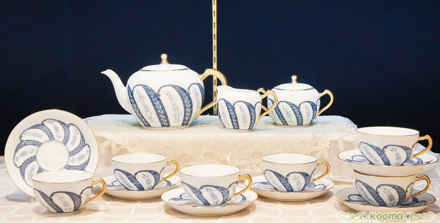 楽天市場】大倉陶園 日本製 手描き商品【大倉陶園 呉須更紗 17ピース