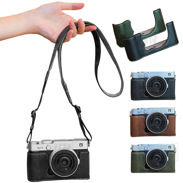 楽天市場】FUJIFILM X-E5 ケース カメラケース PUレザーハーフケース