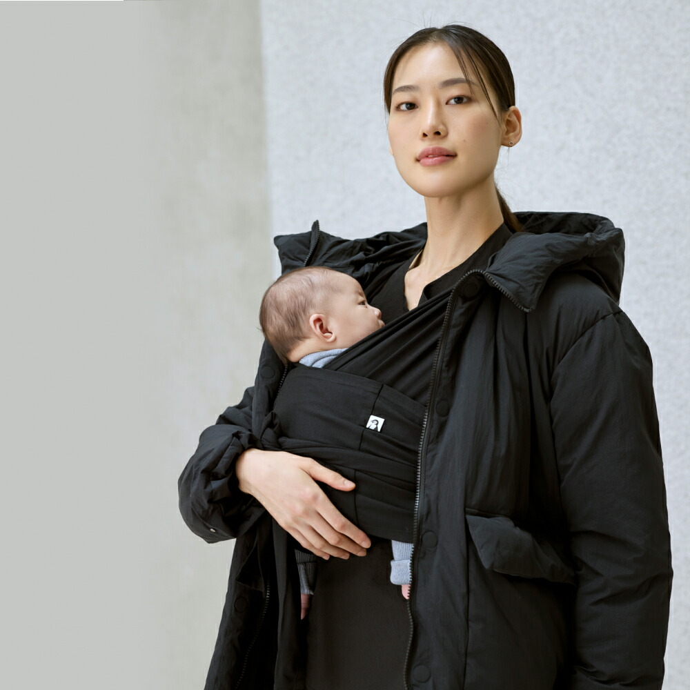 楽天市場】ベビーキャリアアウター】抱っこ紐の上から着られる ママ