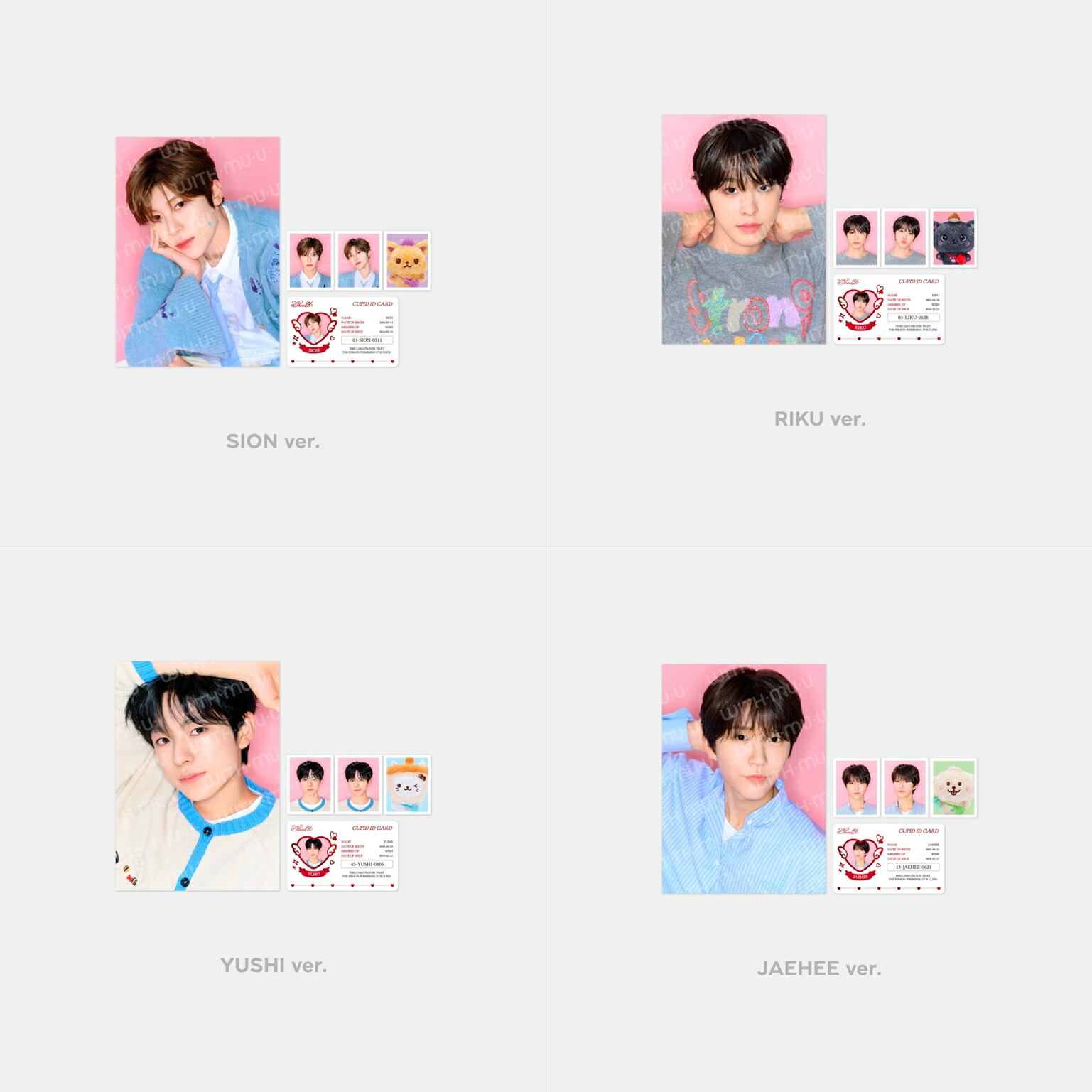 楽天市場】NCT WISH -PHOTO SET / 2024 [LET'S GO STEADY] 1st