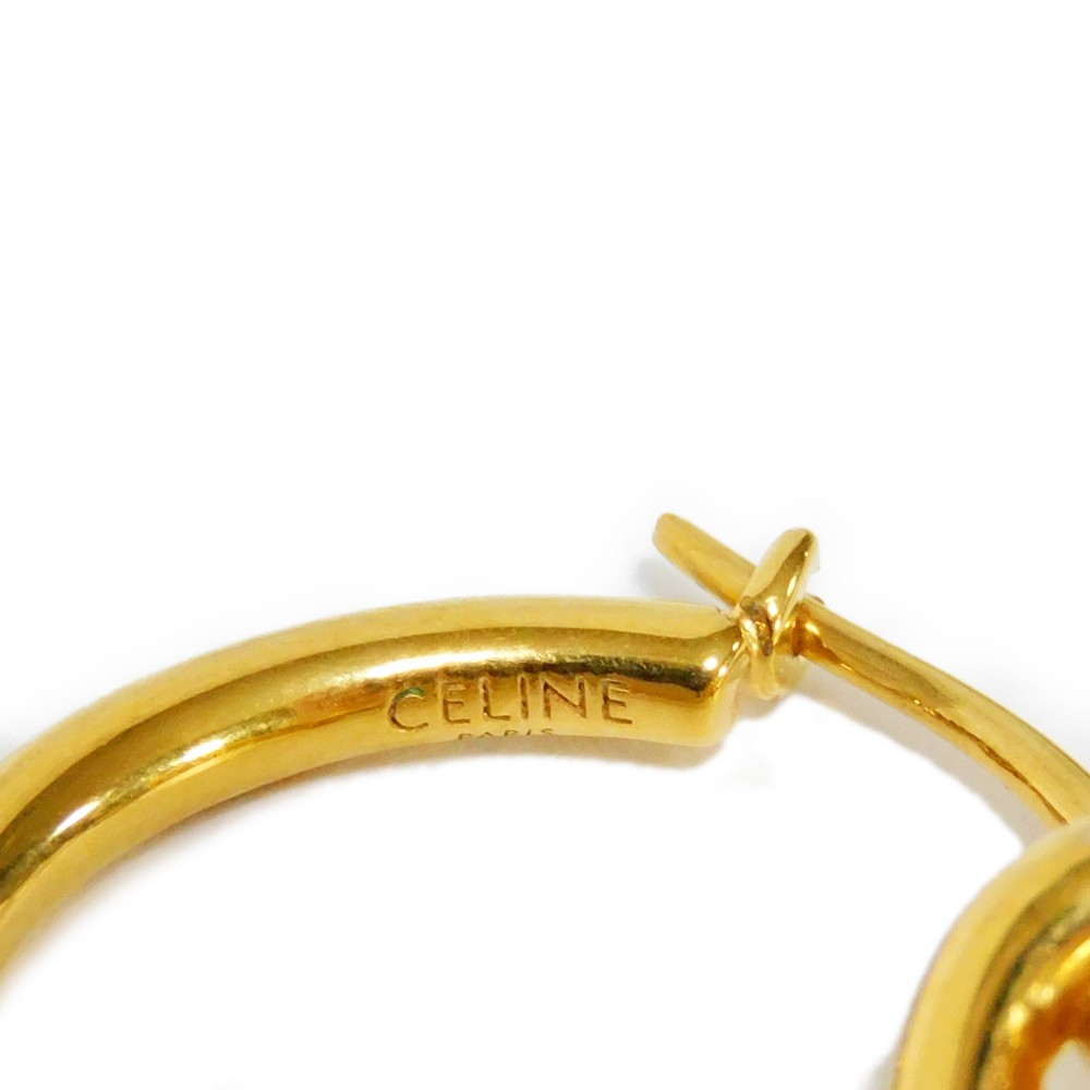 楽天市場】セリーヌ CELINE ピアス ノット スモール フープ 片方 片耳
