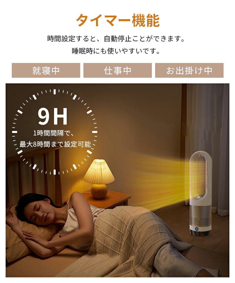 楽天市場】楽天1位 6冠達成 セラミックヒーター タワーファン 冷暖房