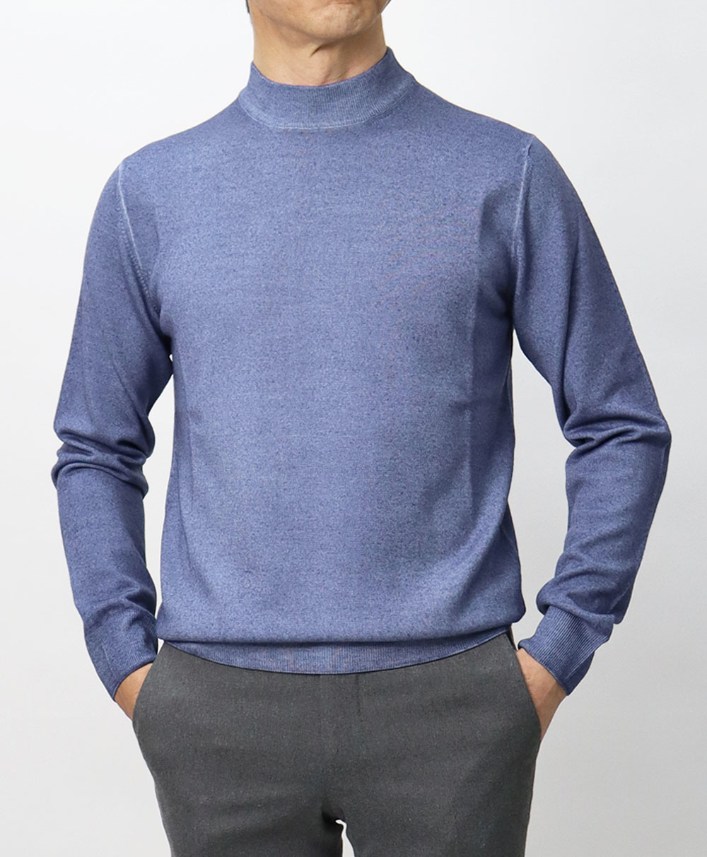楽天市場】クルチアーニ / Cruciani / モックネック ハイゲージ ニット