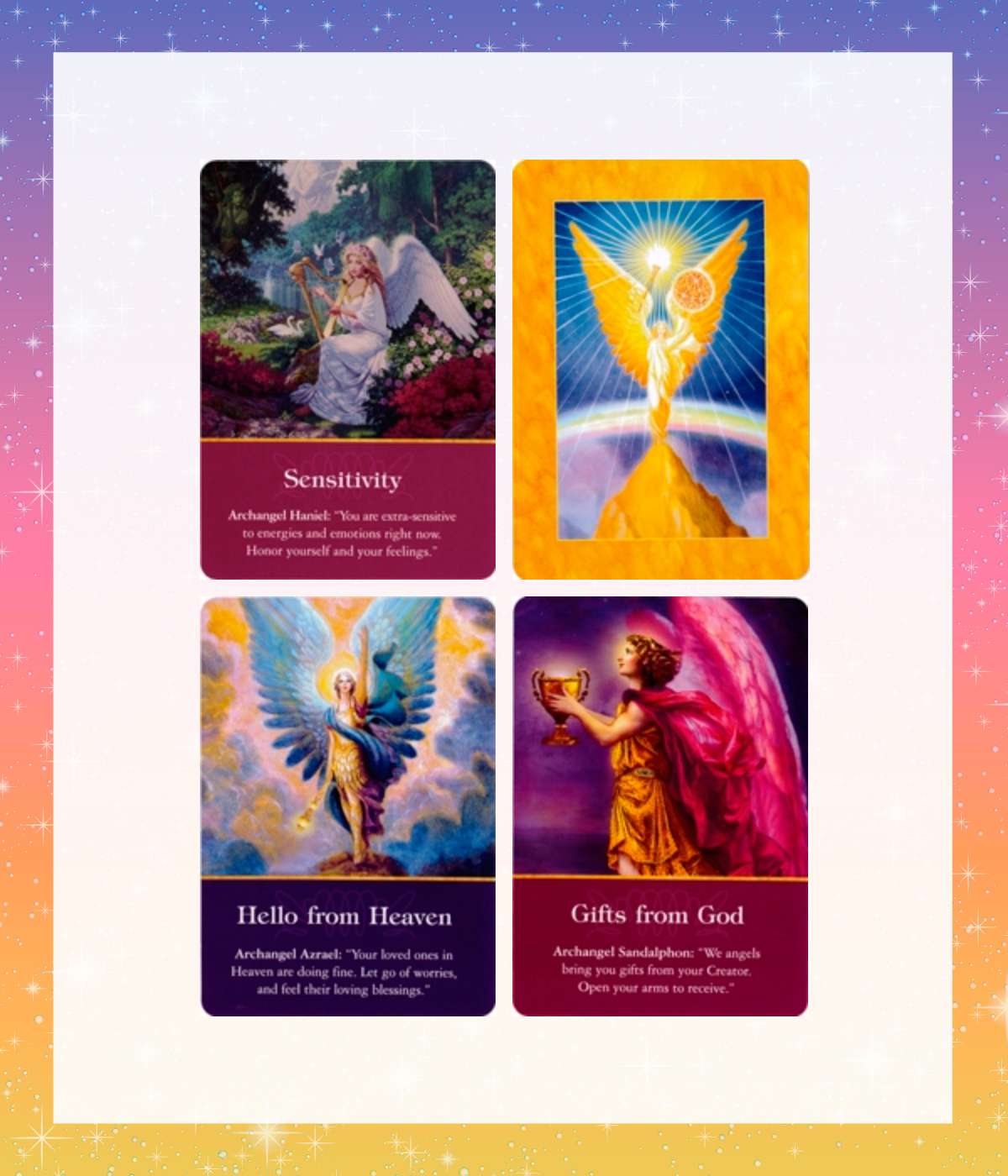 楽天市場】【日本語版】大天使 オラクルカード 日本語解説書付き