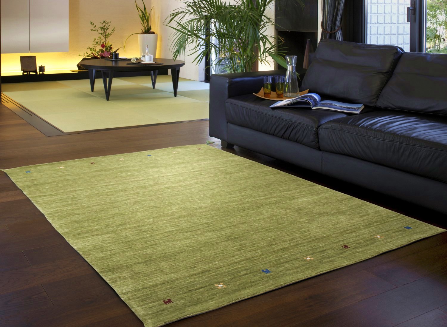 楽天市場】ギャッベ ラグ 140×200cm (インドギャッベ S-010) ギャベ