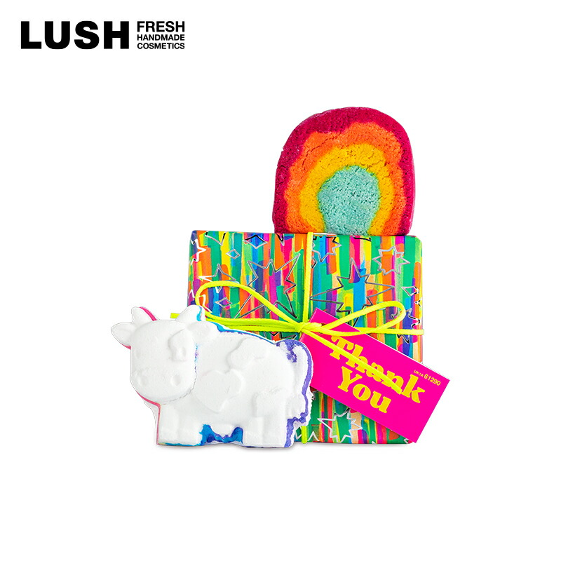 楽天市場】公式 LUSH サンキュー ギフト 入浴剤 バスボム バスギフト