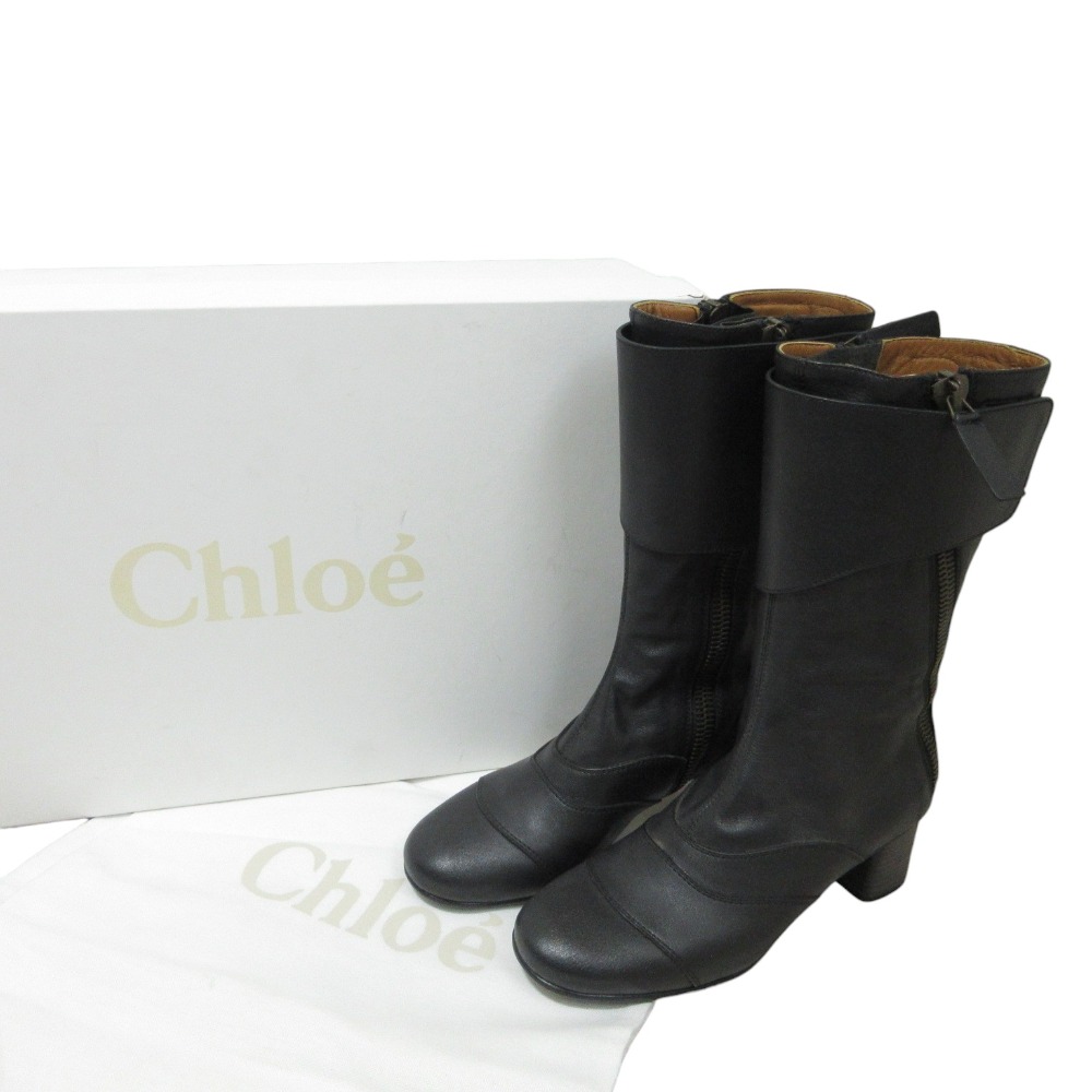 楽天市場】chloe ブーツ レースアップの通販