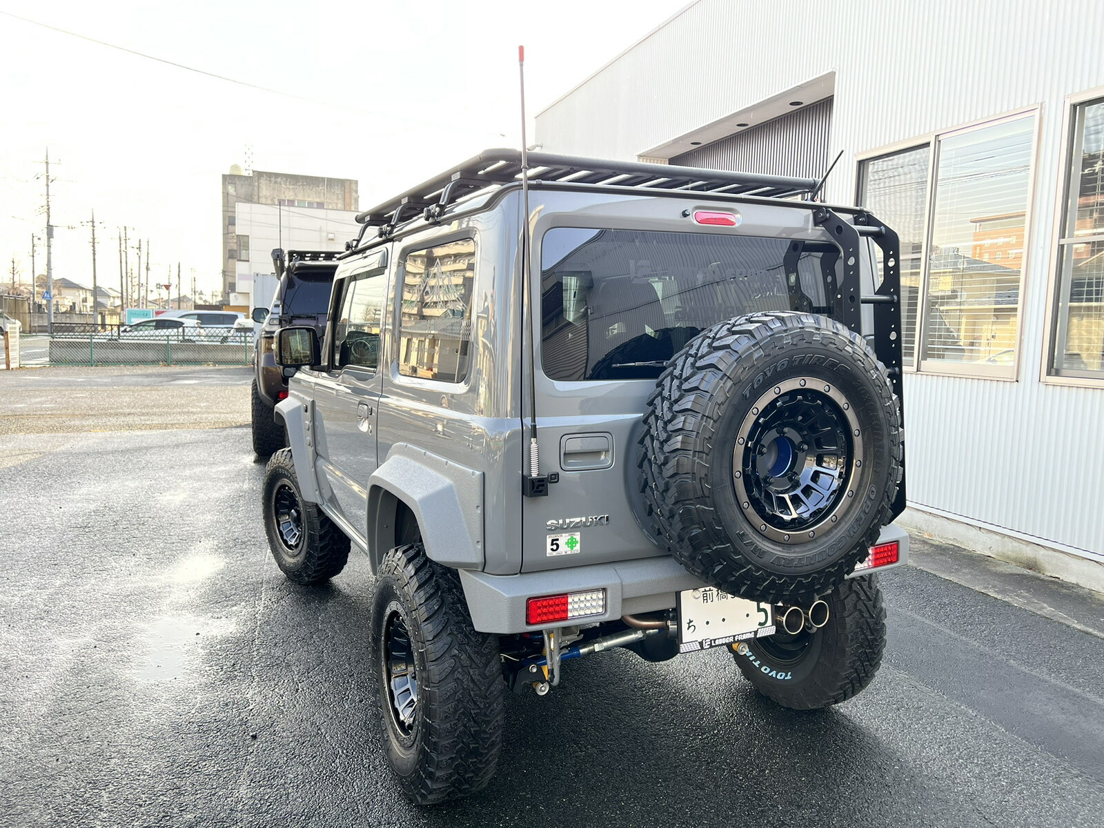 楽天市場】ジムニー フラッグポールステー アンテナ基台 専用台座