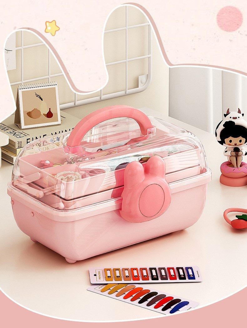 楽天市場】送料無料 アクセサリー収納ボックス 収納ケース メイク