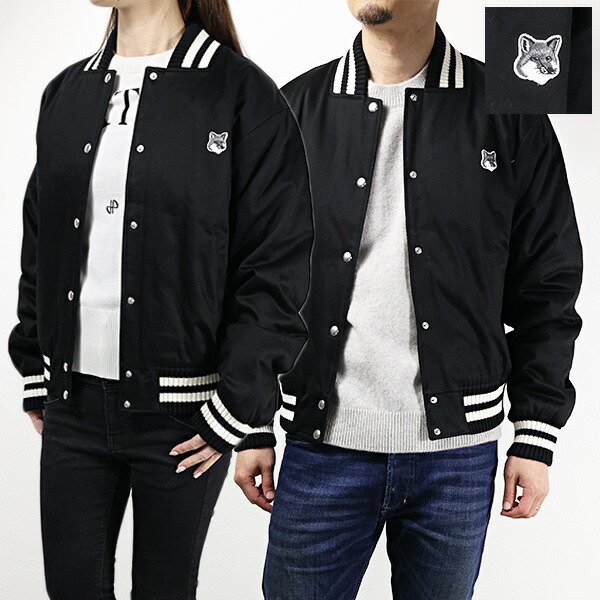 楽天市場】Maison Kitsune メゾンキツネ ブルゾン Fox Head Patch