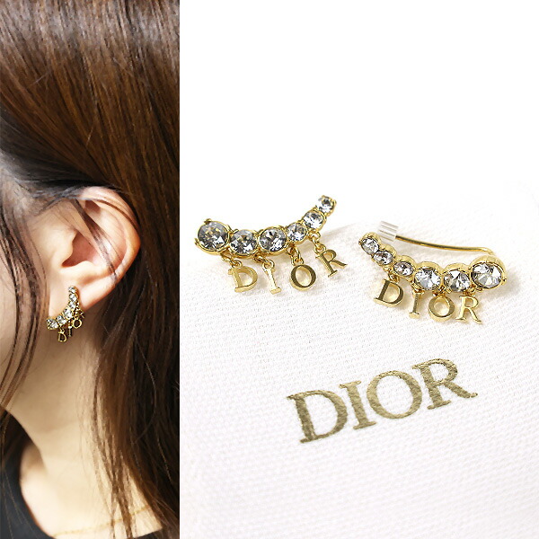 楽天市場】Dior ディオール Dio(r)evolution Crystal Earrings ピアス
