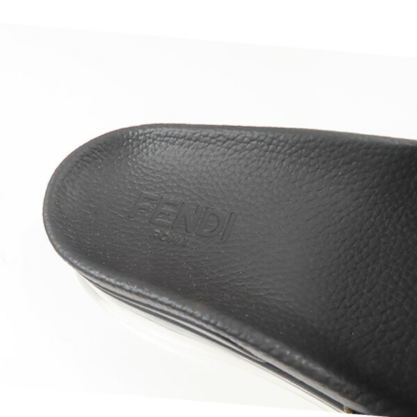 楽天市場】FENDI フェンディ FF Logo Slider Slippers 7X1233 A7MP