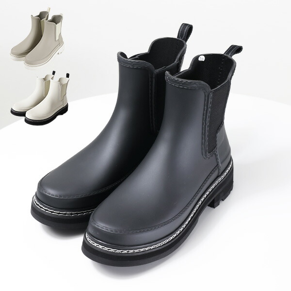 楽天市場】HUNTER ハンター W REFINED CHELSEA STITCH DETAIL BOOTS
