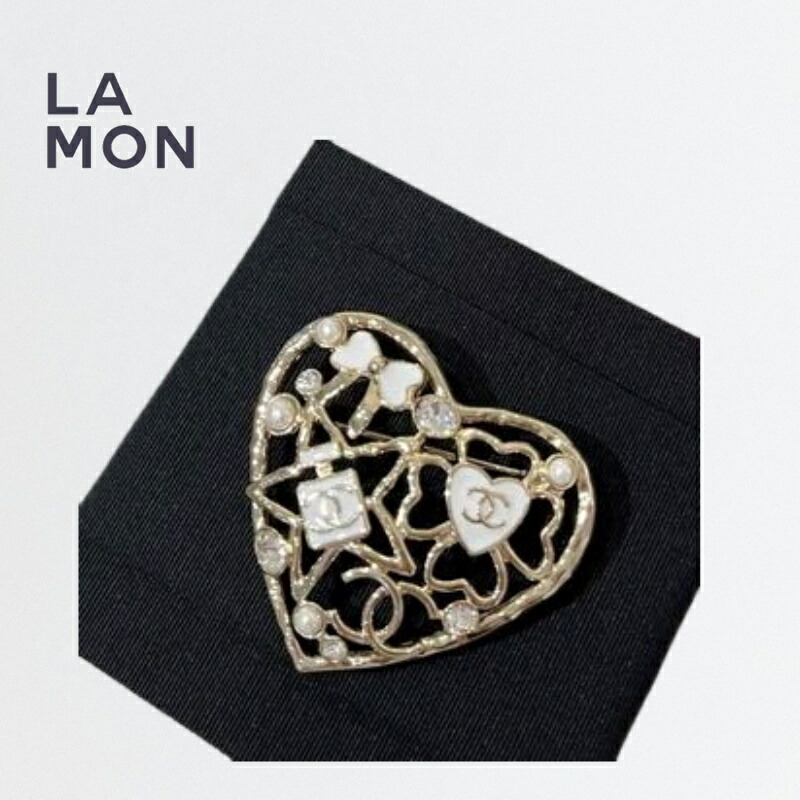 楽天市場】シャネル ハート ブローチの通販