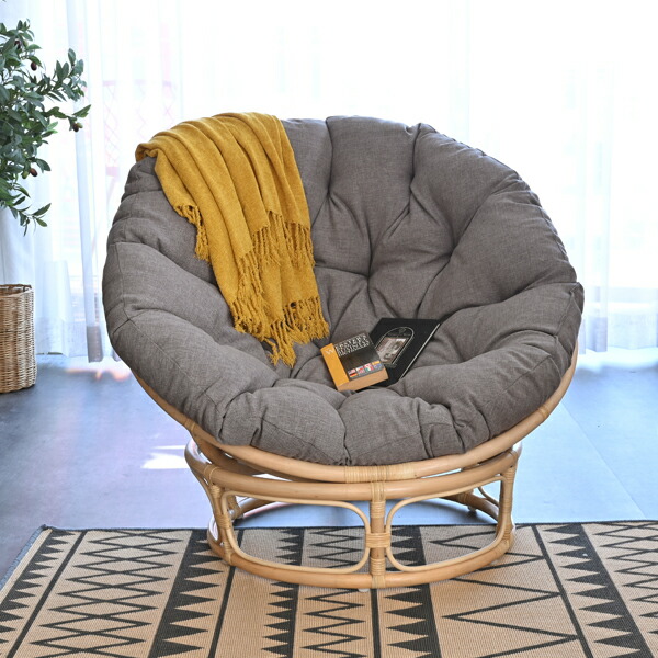 楽天市場】アジアン家具 バリ家具 パパサンチェア ラタンチェア