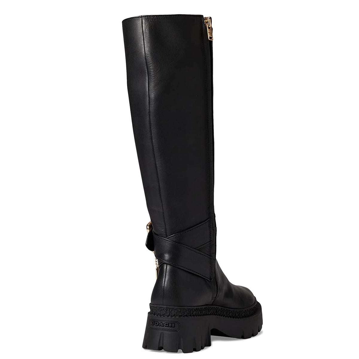 楽天市場】コーチ ブーツ レディース 本革 ロングブーツ 筒周り