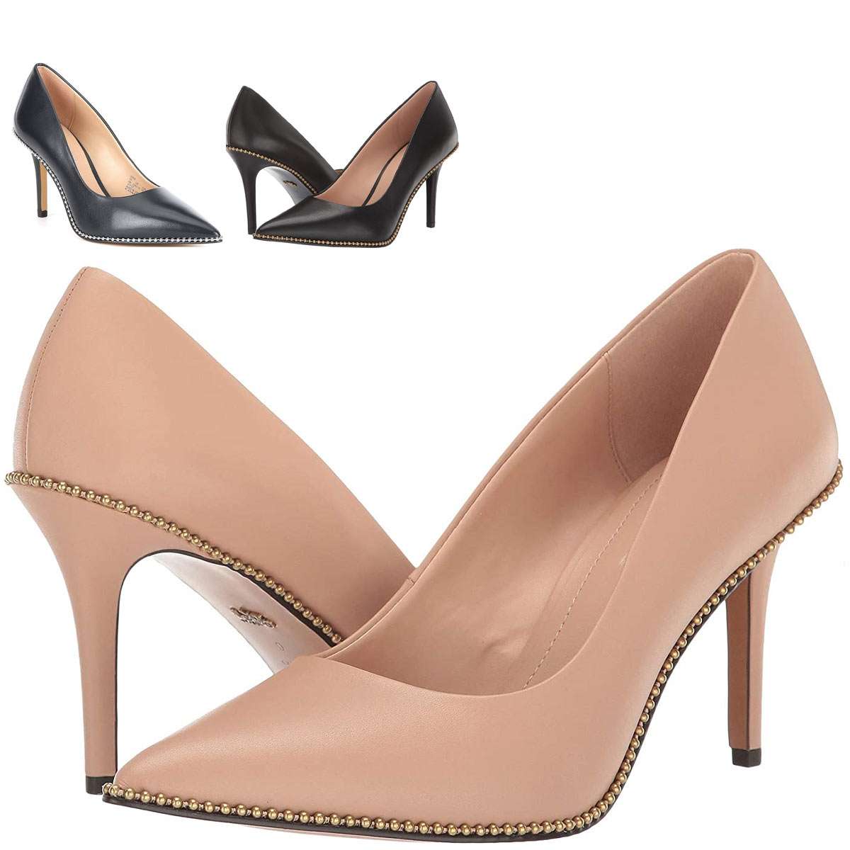 楽天市場】コーチ ハイヒール パンプス 歩きやすい ポインテッドトゥ