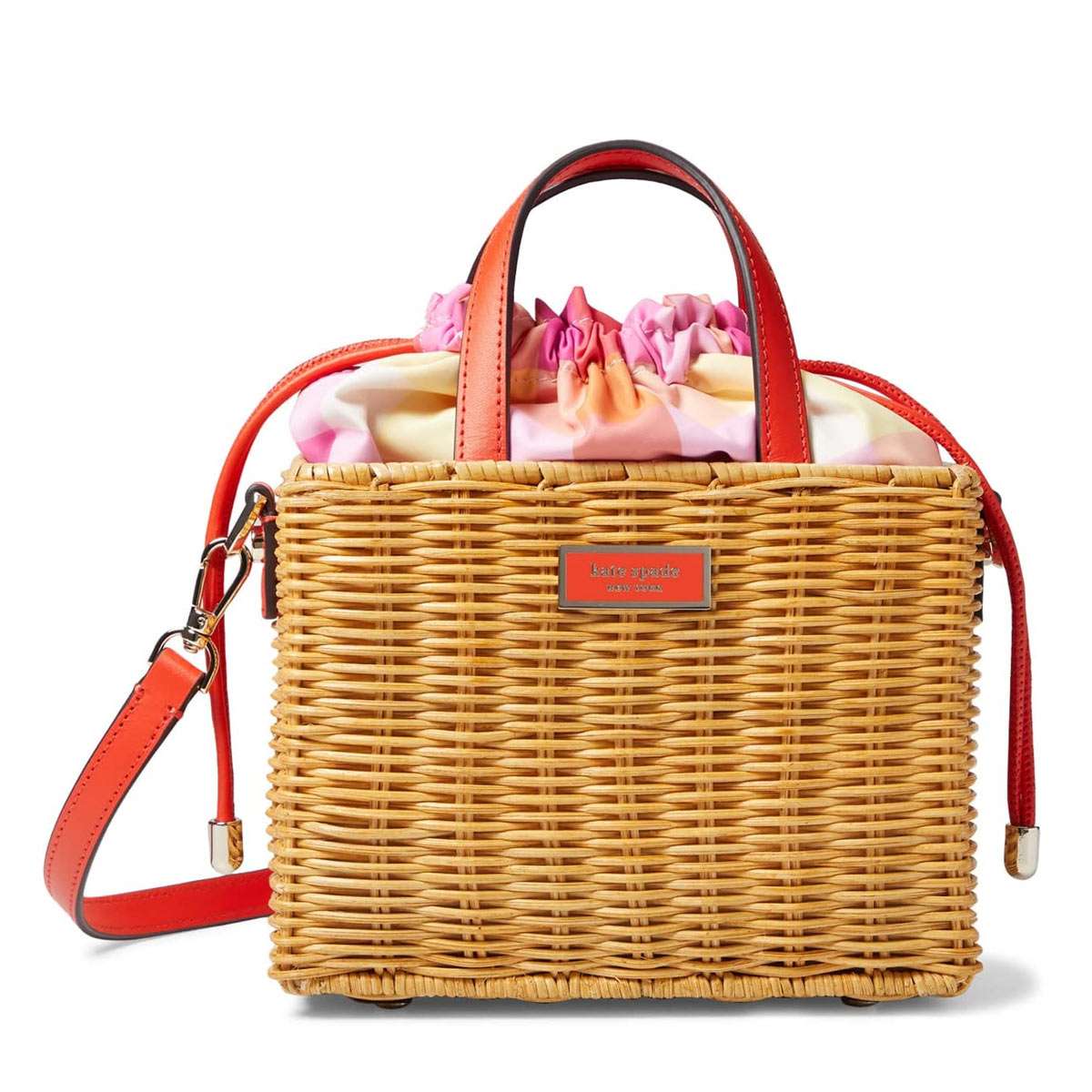 楽天市場】籐 かご（ブランドケイト・スペード ニューヨーク）（バッグ