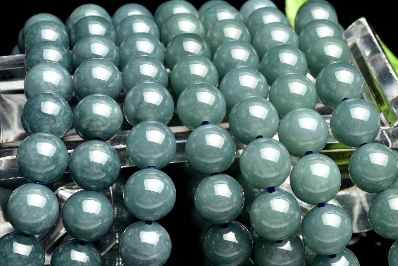楽天市場】ミャンマー産 青翡翠(ブルージェダイト) 9.5mm 天然石