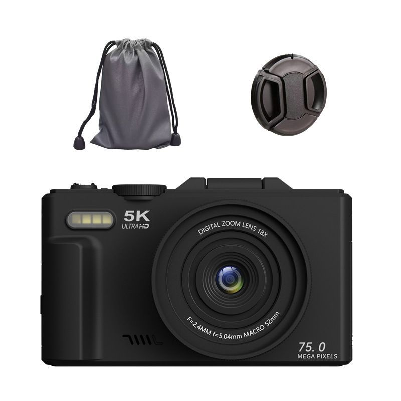 楽天市場】デジタルカメラ 5K 7500万画素 3.0インチ 18倍ズーム 180度