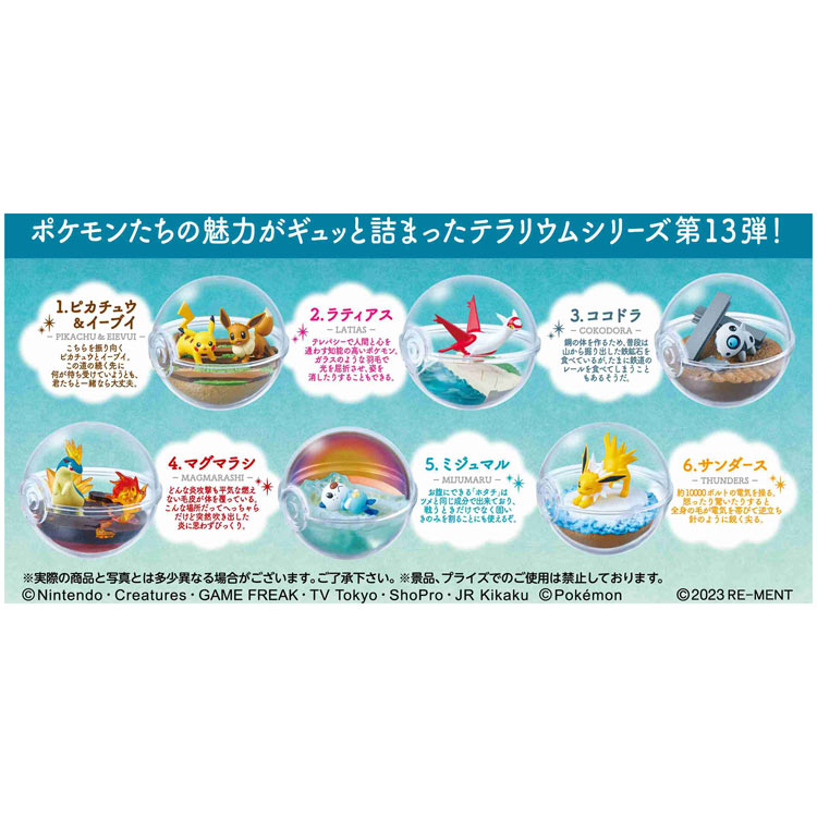 楽天市場】1BOX 6個入り ポケットモンスター テラリウムコレクション13