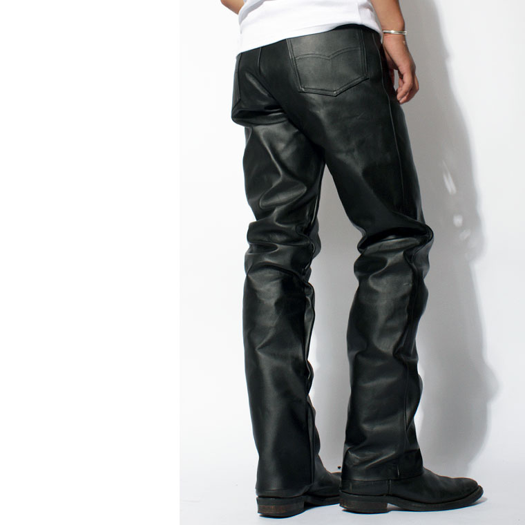 楽天市場】Schott ショット スリムストレート レザーパンツ 600 【USA