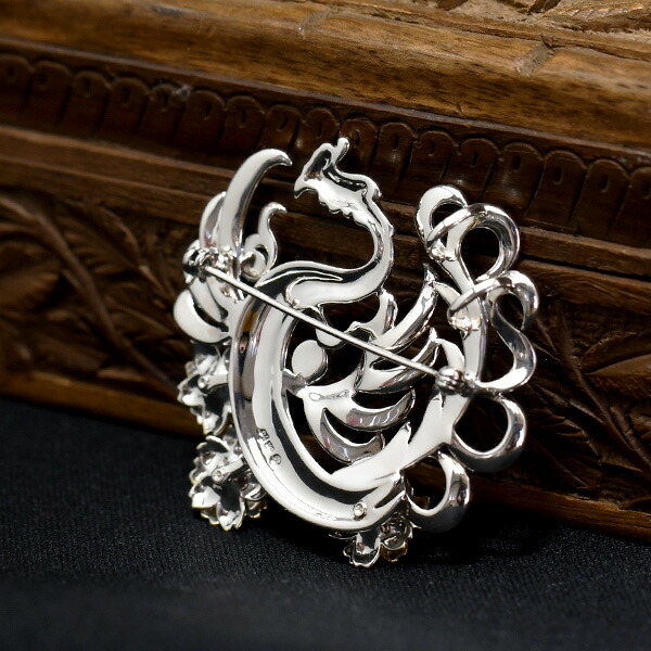 楽天市場】碌山 ルビー シードパール 鳳凰 ブローチペンダント 小粋に