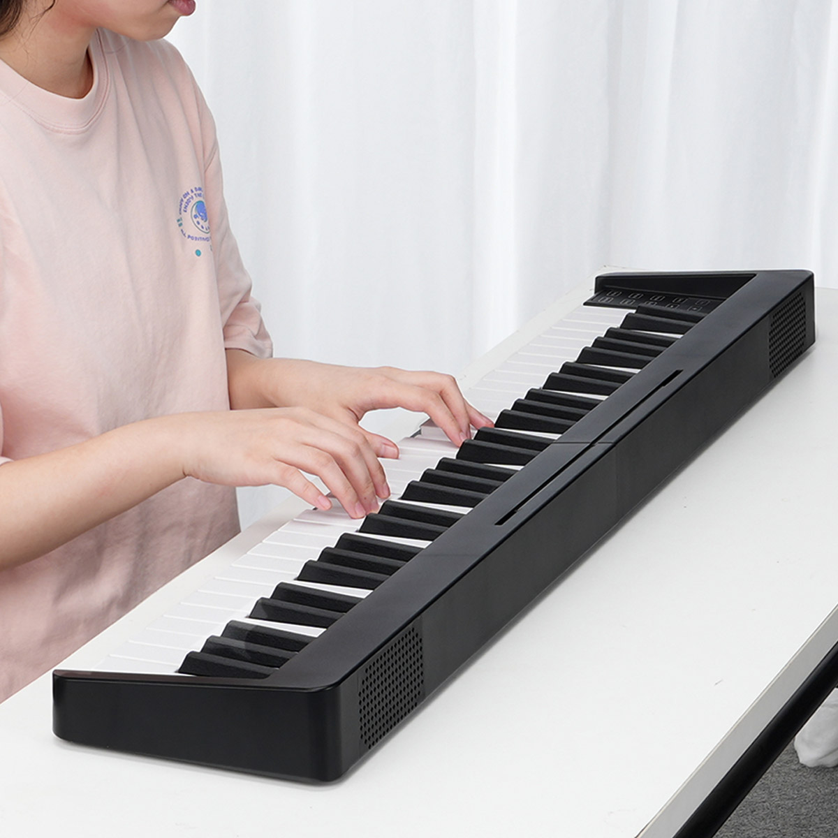 楽天市場】【10%OFFクーポン】1年保証 電子ピアノ 61鍵盤 セット 電子