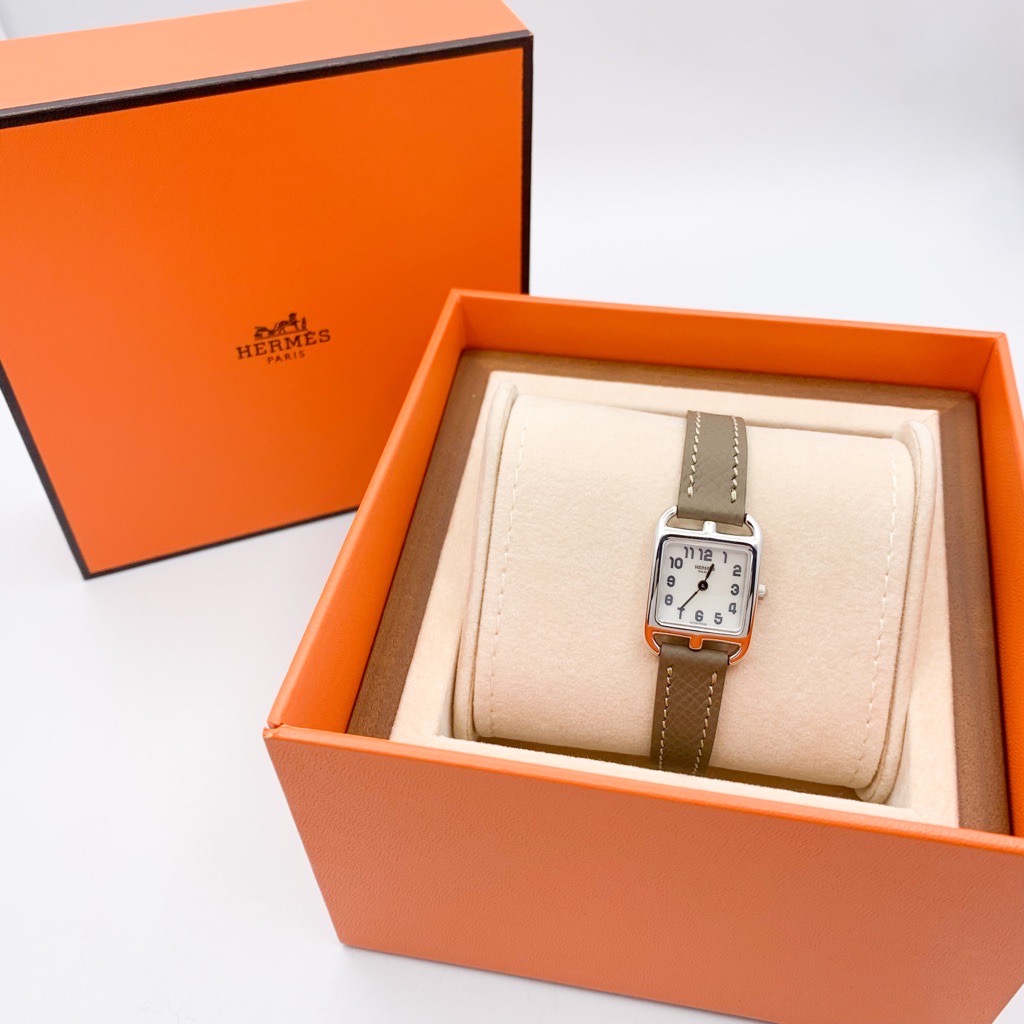 楽天市場】【仕上済/ベルト2種】エルメス ケープコッド ミニ K18WG