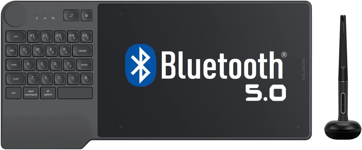 楽天市場】Inspiroy Keydial KD200 ペンタブレット 板タブ