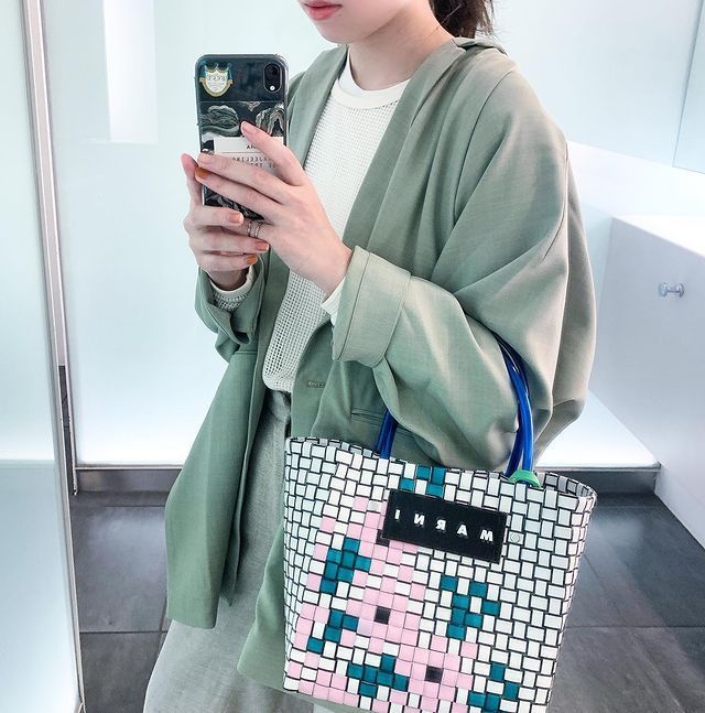 楽天市場】【MARNI FLOWER CAFE】マルニフラワーカフェ ミニバスケット