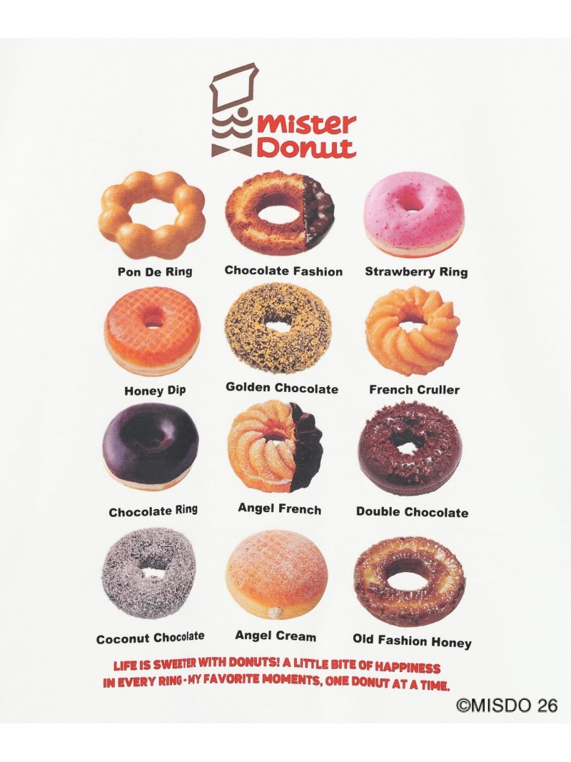 楽天市場】【Mister Donut】フォトクルースウェット LEPSIM レプシィム
