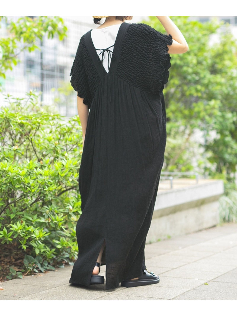 楽天市場】【産前・産後対応】マタニティ/シャーリングVワンピース